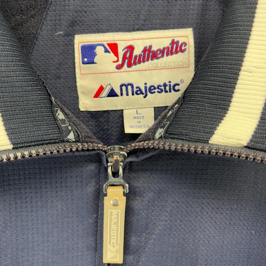 古着 マジェスティック MAJESTIC ナイロンジャケット ヤンキース ロゴ