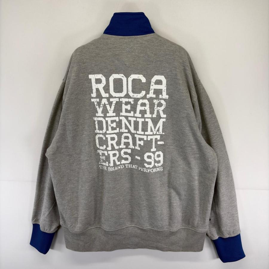 古着 ロカウェア Roca Wear ジャケット フルジップ 切り替え 大きい