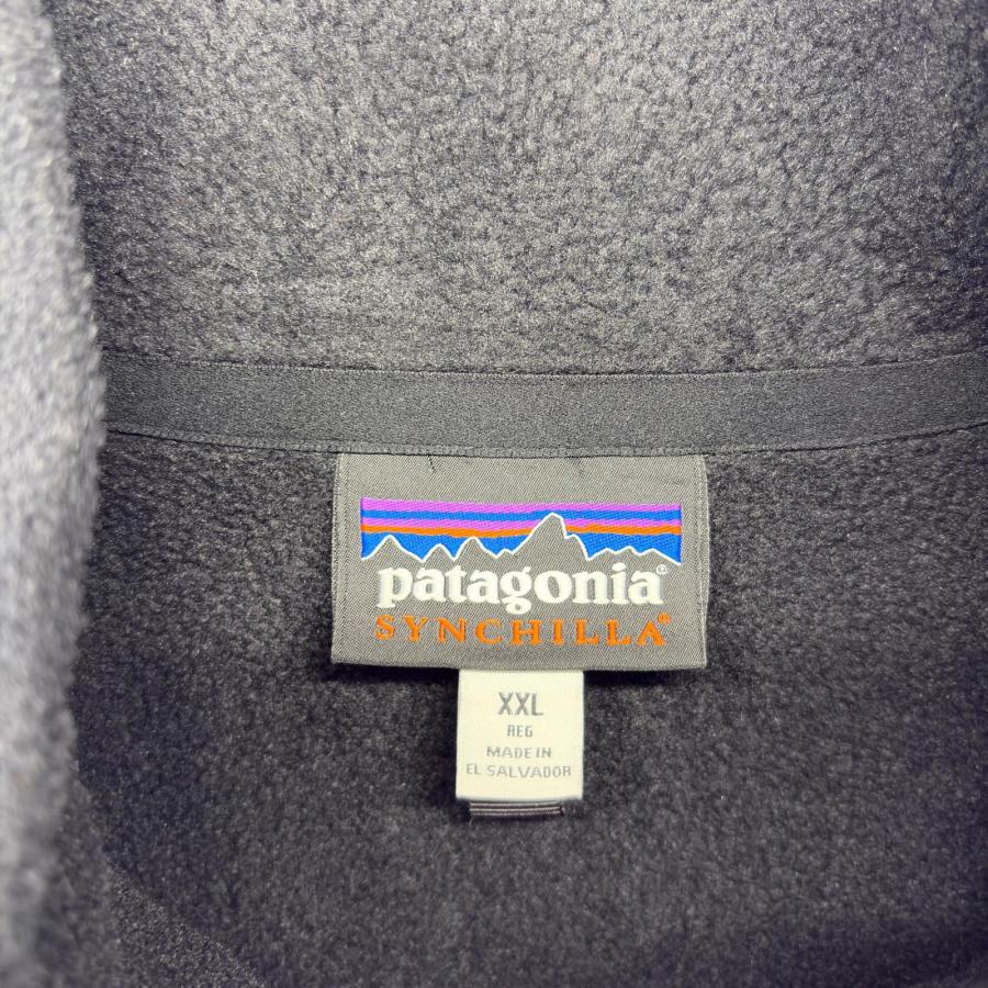 patagonia（パタゴニア） 古着 フリース ベスト フルジップ 刺繍