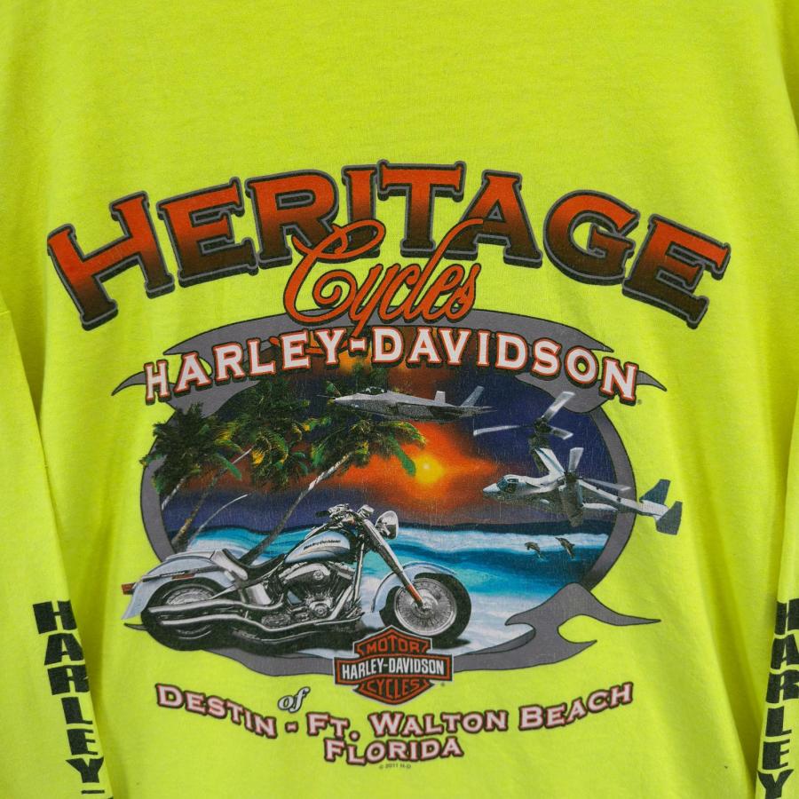 古着 ハーレーダビッドソン HARLEY DAVIDSON 長袖Tシャツ バック