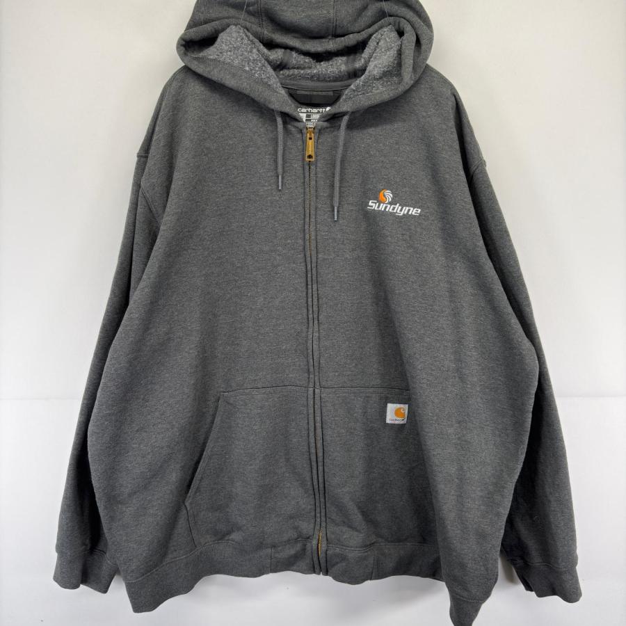 Carhartt（カーハート） 古着 パーカー フルジップ 刺繍 大きいサイズ