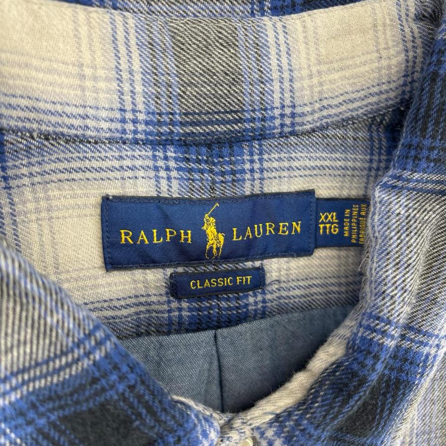 POLO RALPH LAUREN（ポロ・ラルフローレン） 古着 長袖シャツ オンブレ