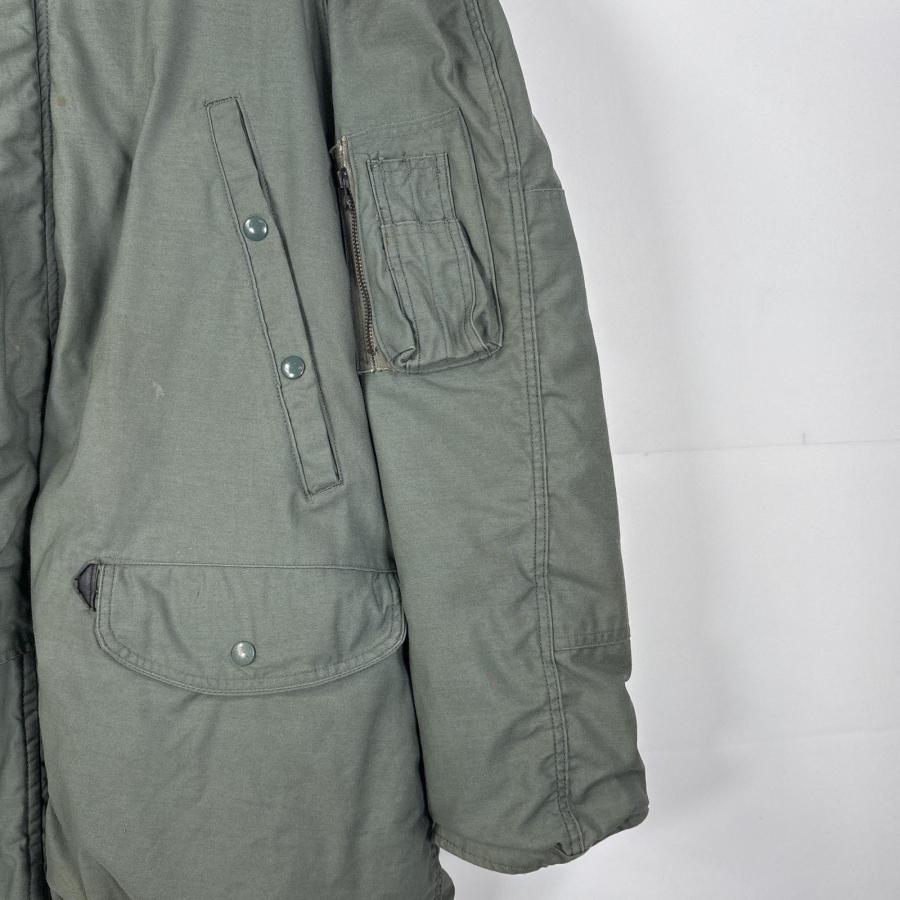 USA古着 80's/80年代 ミリタリージャケット N-3B　オリーブグリーン 米軍 N3B コート コヨーテ　ヴィンテージ M カーキ メンズ |  | 05