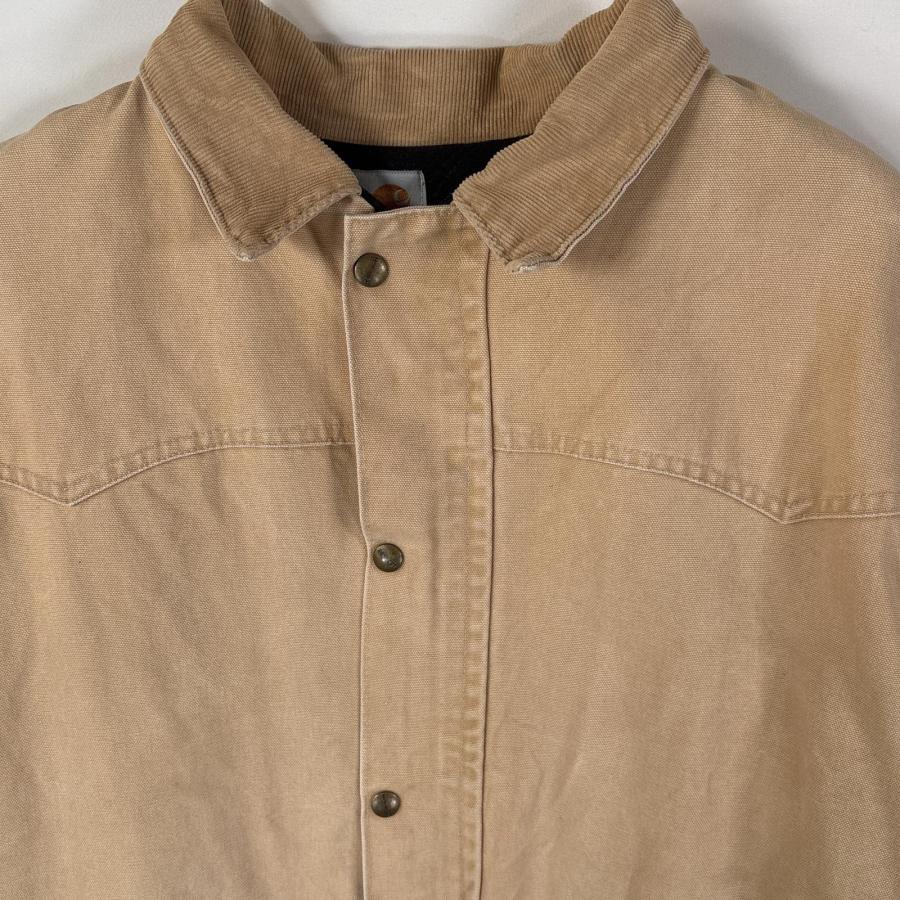 Carhartt（カーハート） USA古着 ダック カバーオール 襟コーデュロイ