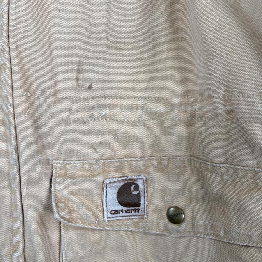 Carhartt（カーハート） USA古着 ダック カバーオール 襟コーデュロイ