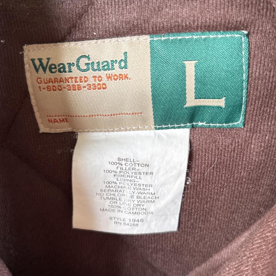 アメリカ古着　ワークジャケット　背面刺繍　レア USA古着 ウェアガード Wear Guard ダック ワークジャケット アクティブ