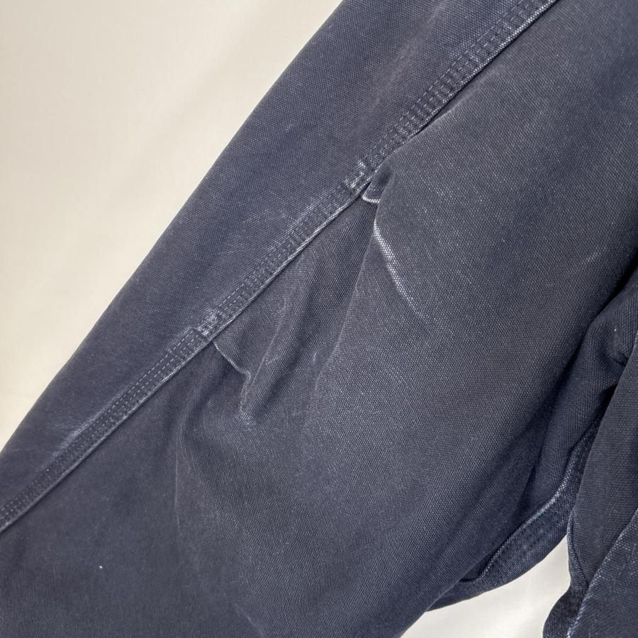 USA製ビンテージダックジャケットネイビー襟コーデュロイ刺繍ロゴ90s古着2XL 90年代 イタリア製 Levi's ユーロリーバイス ダックジャケット