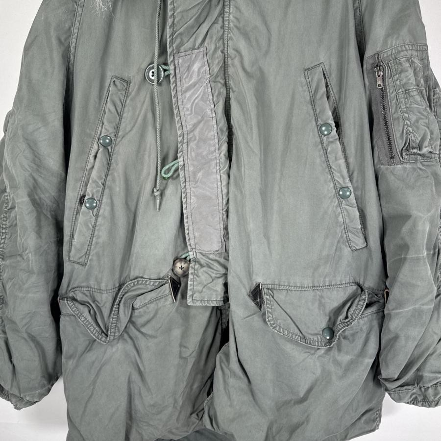 80s USAF N-3B フライトジャケット米軍実物 medium TALON 極上 70s 80s 米軍実物 USAF オリジナル N-3B パーカー フライト