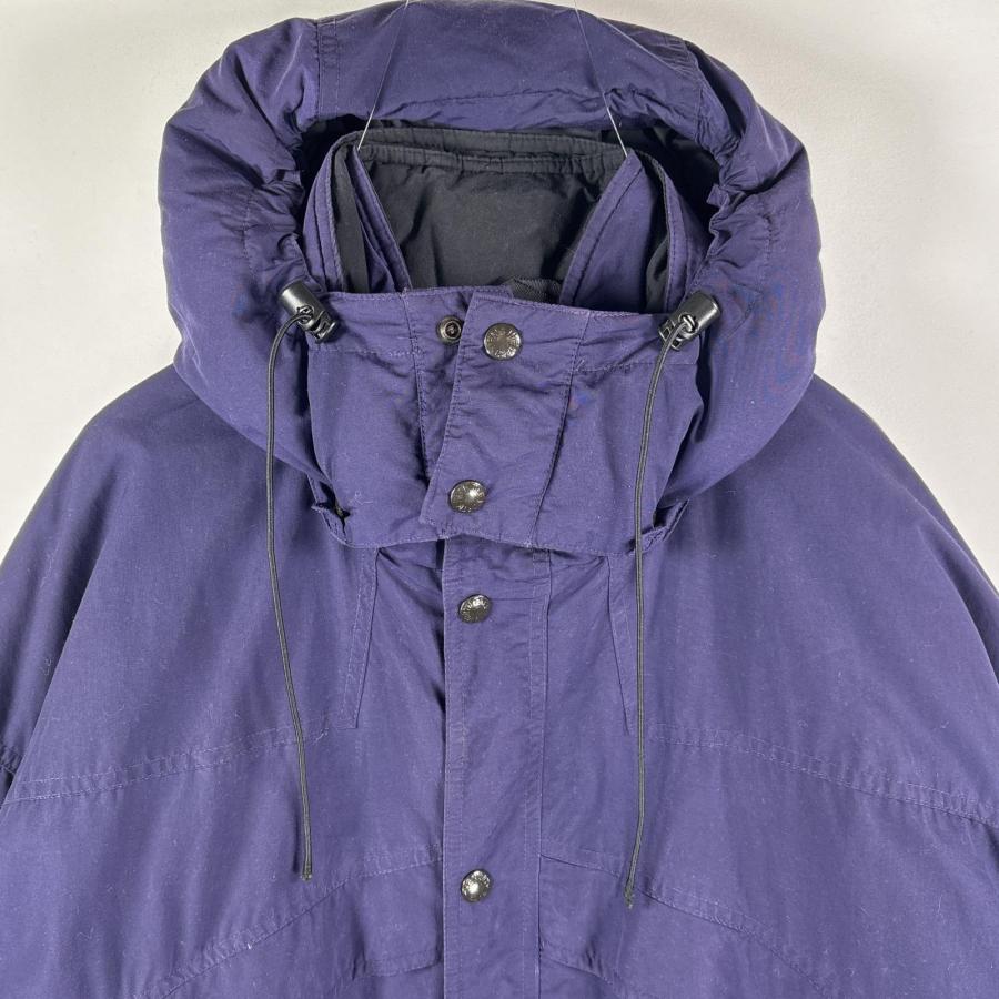 古着 ザ・ノースフェイス THE NORTH FACE ダウンジャケット フーディー 袖刺繍ロゴ ビッグサイズ  パープル メンズ THE NORTH FACE（ザ ノースフェイス） 古着 ダウンジャケット