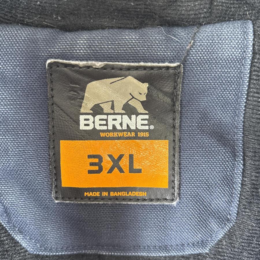 BERNE XLサイズ 中綿 アクティブジャケット 古着 BERNE ダック ジャケット パーカー アクティブジャケットタイプ