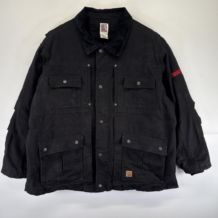 古着 ビッグビル BIG BILL ワークジャケット ダック フルジップ ワン