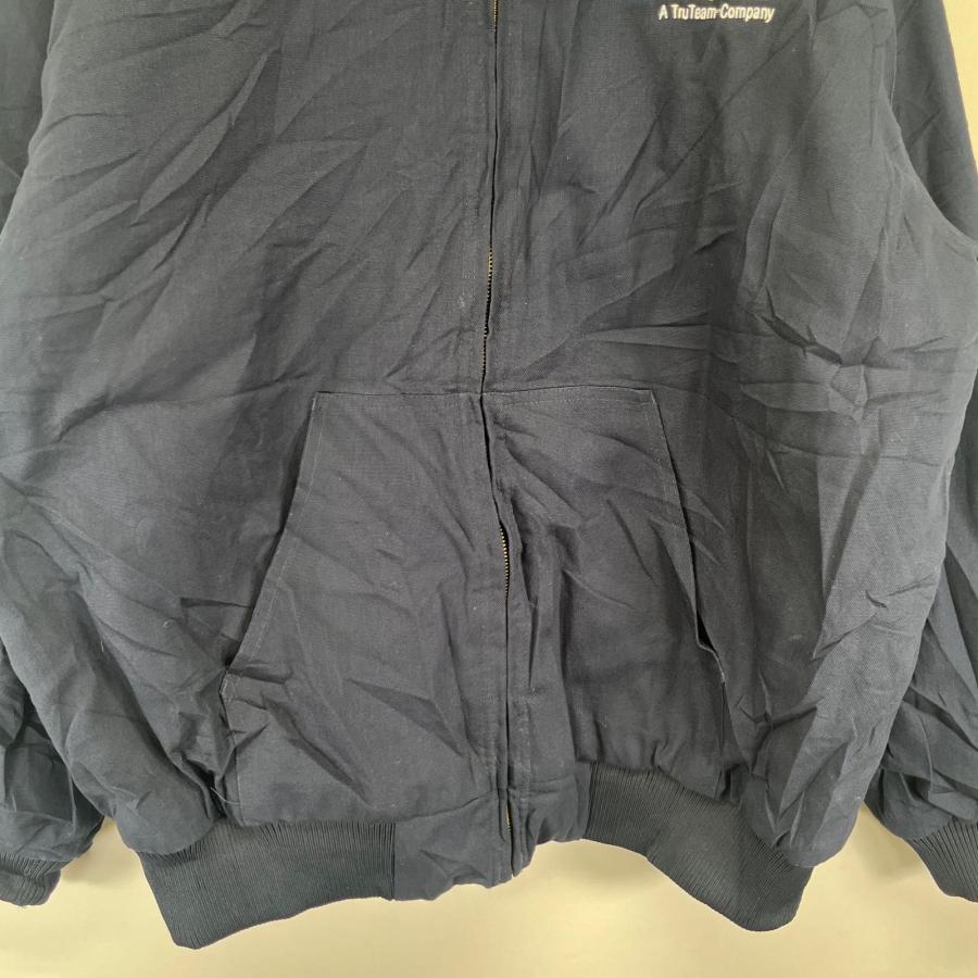 古着 美品  TRI−MOUNTAIN ワークジャケット タグ付き 中綿 アクティブジャケットタイプ ダック パーカー 2XL  ネイビー メンズ 古着 美品 TRI−MOUNTAIN ワークジャケット タグ付き 中綿 アクティブ