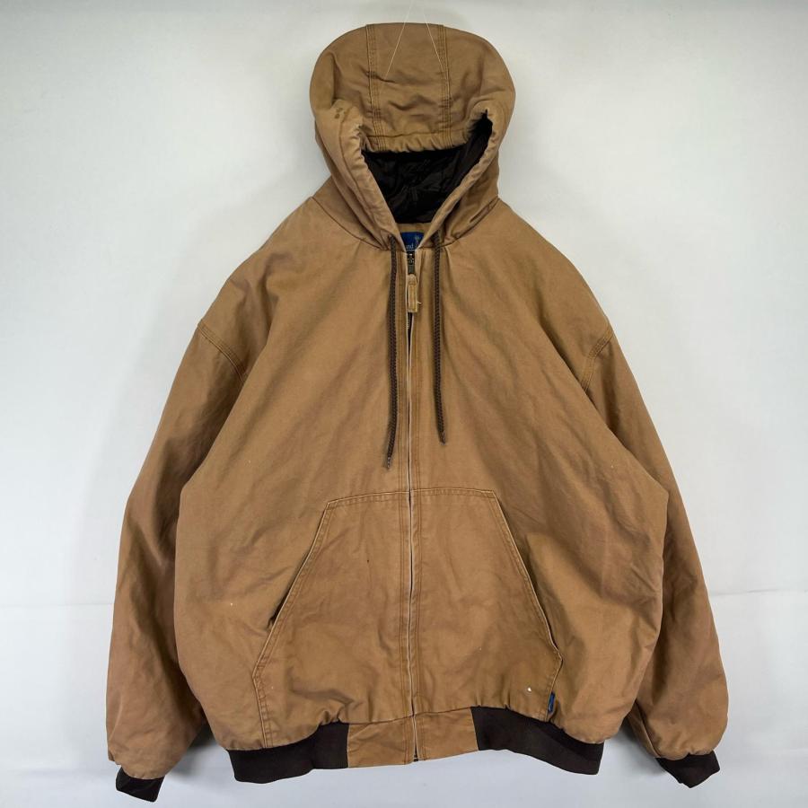 WARK KING ワークジャケット ダックジャケット　80s カナダ製　古着 古着 RK Brand ワークジャケット ダック パーカー 中綿 大きいサイズ