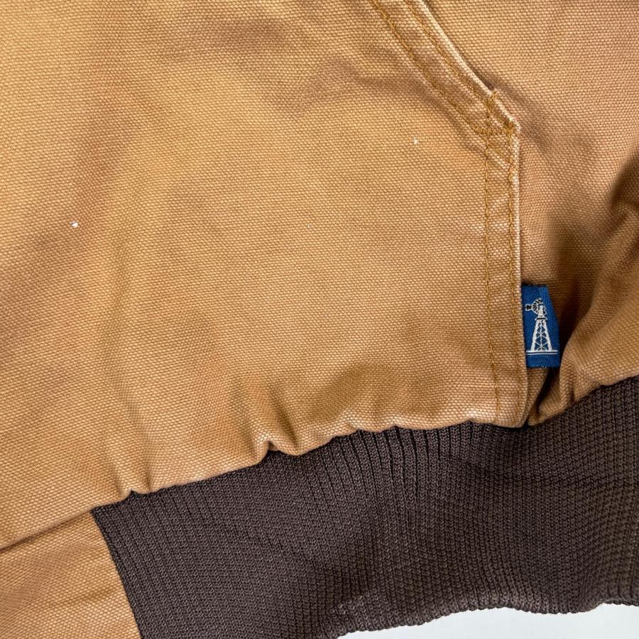 古着 RK Brand ワークジャケット ダック パーカー 中綿 大きいサイズ 