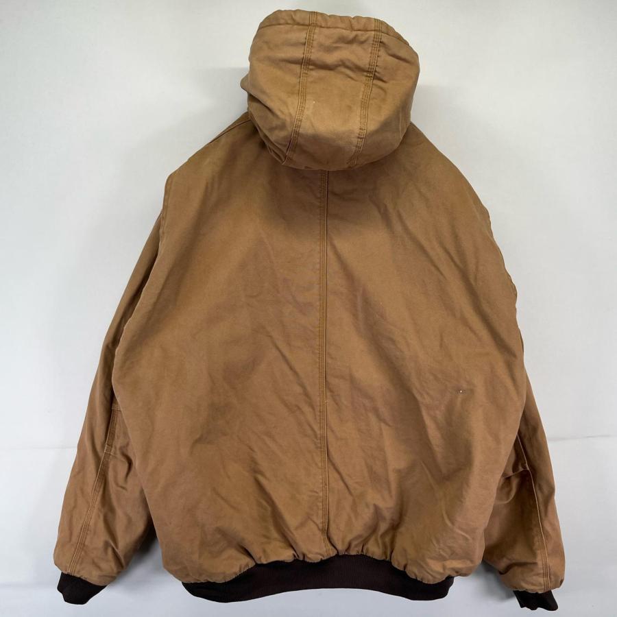 古着 RK Brand ワークジャケット ダック パーカー 中綿 大きいサイズ