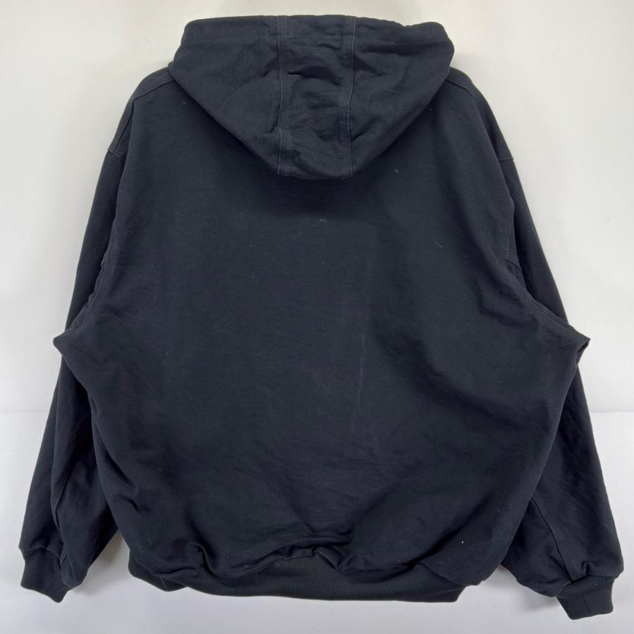 古着 カーハート Carhartt USA製 ワークジャケット 大きいサイズ アクティブジャケット 裏地メッシュ 3XL  ブラック メンズ Carhartt（カーハート） 古着 Carhartt USA製 ワークジャケット 大きい
