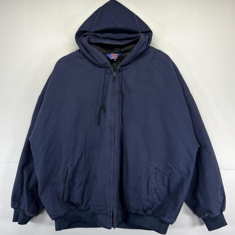 00's Seventy Four ダック ワークジャケット アメリカ製 古着 ASW JACKETS USA製 ワークジャケット 大きいサイズ 無地