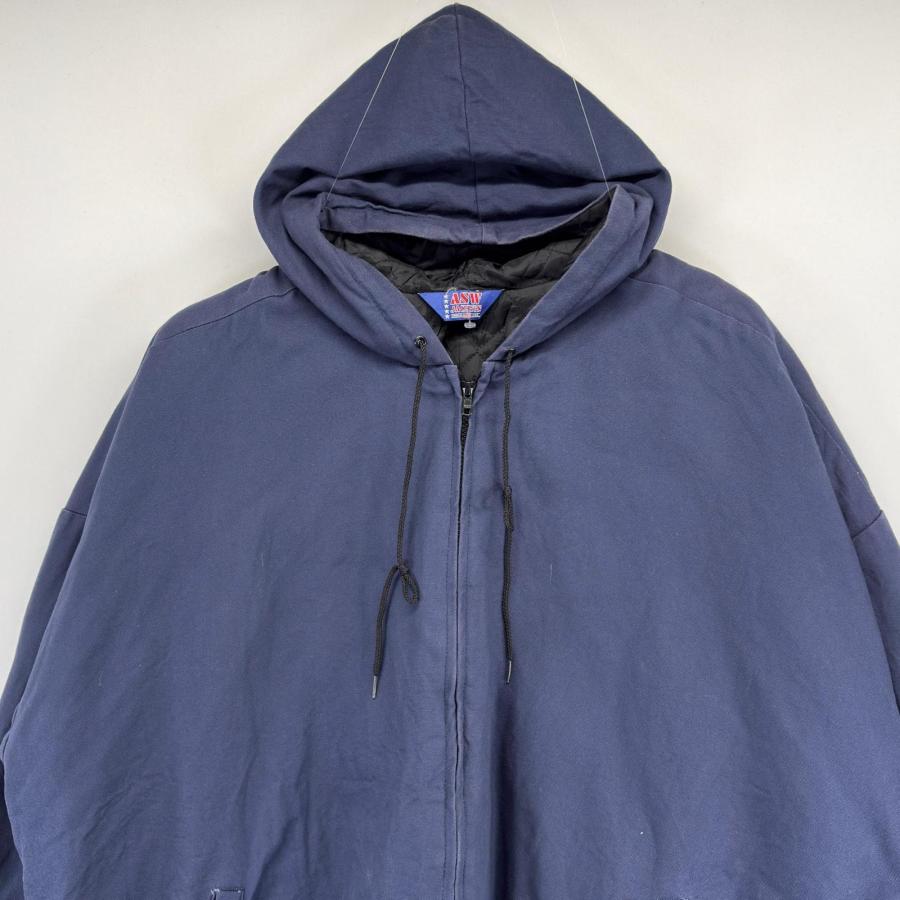 古着 ASW JACKETS USA製 ワークジャケット 大きいサイズ 無地