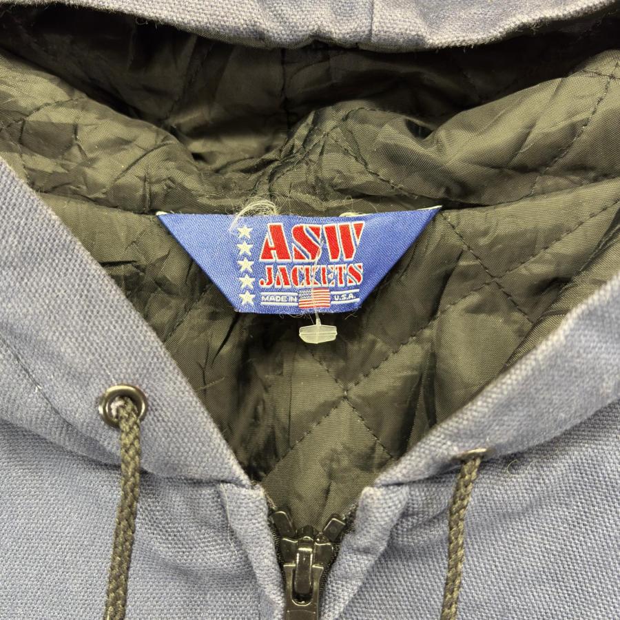 古着 ASW JACKETS USA製 ワークジャケット 大きいサイズ 無地