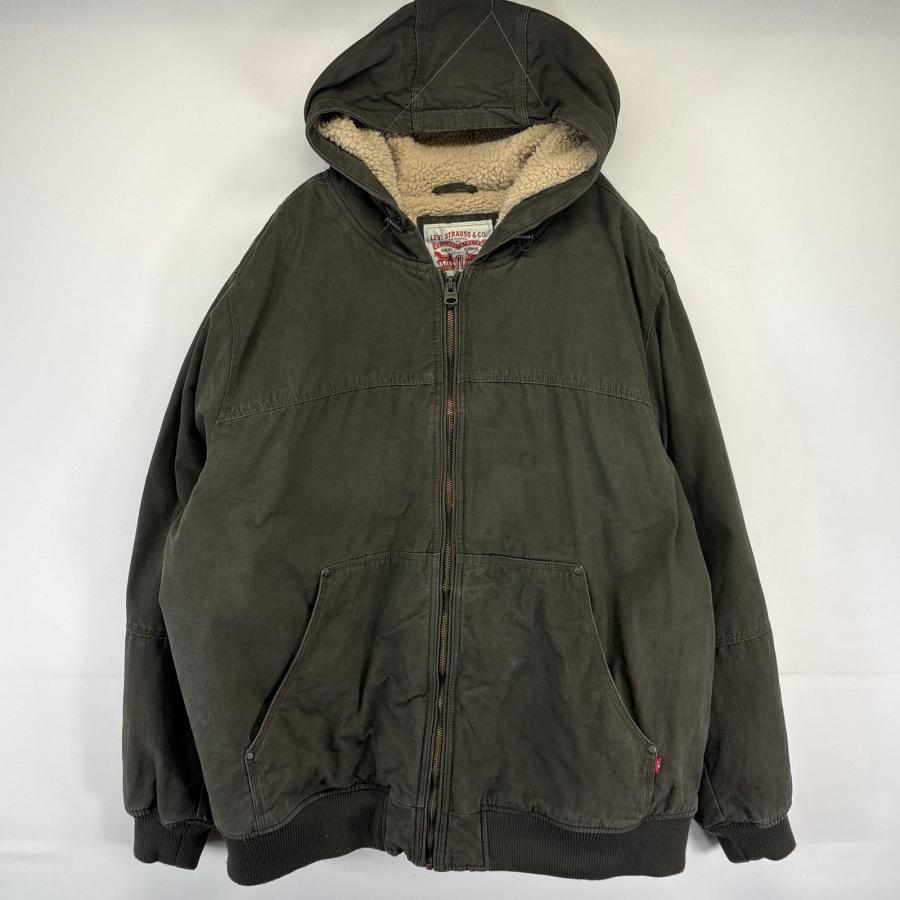 Levi's（リーバイス） 古着 ジャケット ダック フルジップ ボア