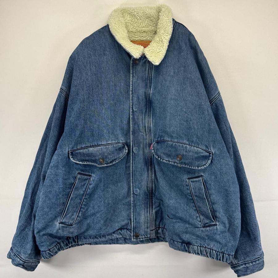 Levi's（リーバイス） 古着 デニム ジャケット フルジップ 裏ボア G