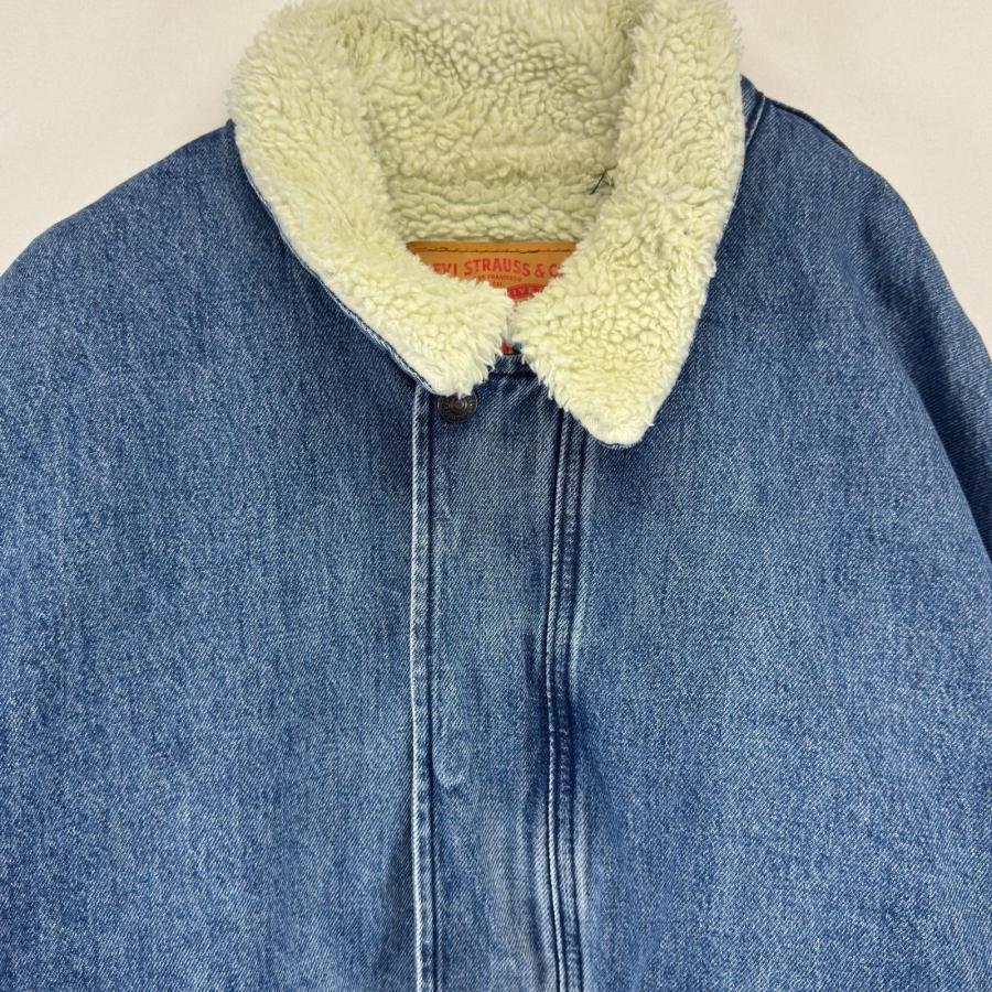 Levi's（リーバイス） 古着 デニム ジャケット フルジップ 裏ボア G
