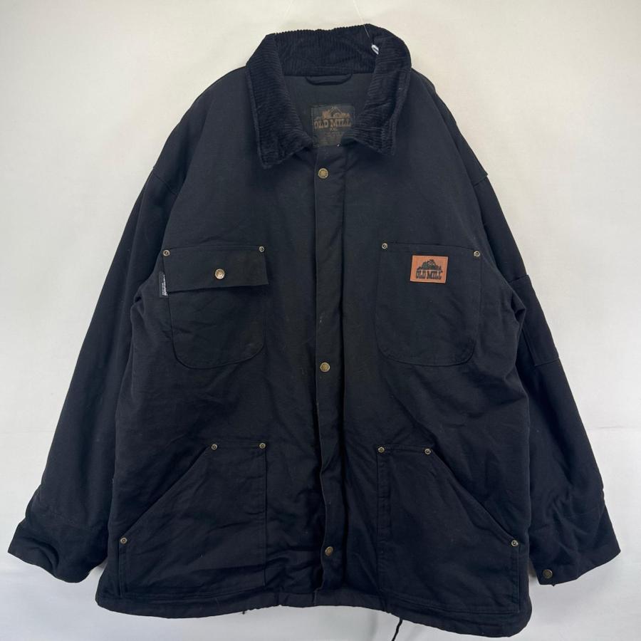 OLD MILL　ワークジャケット カバーオール 古着 オールドミル OLD MILL ダック ジャケット フルジップ 中綿