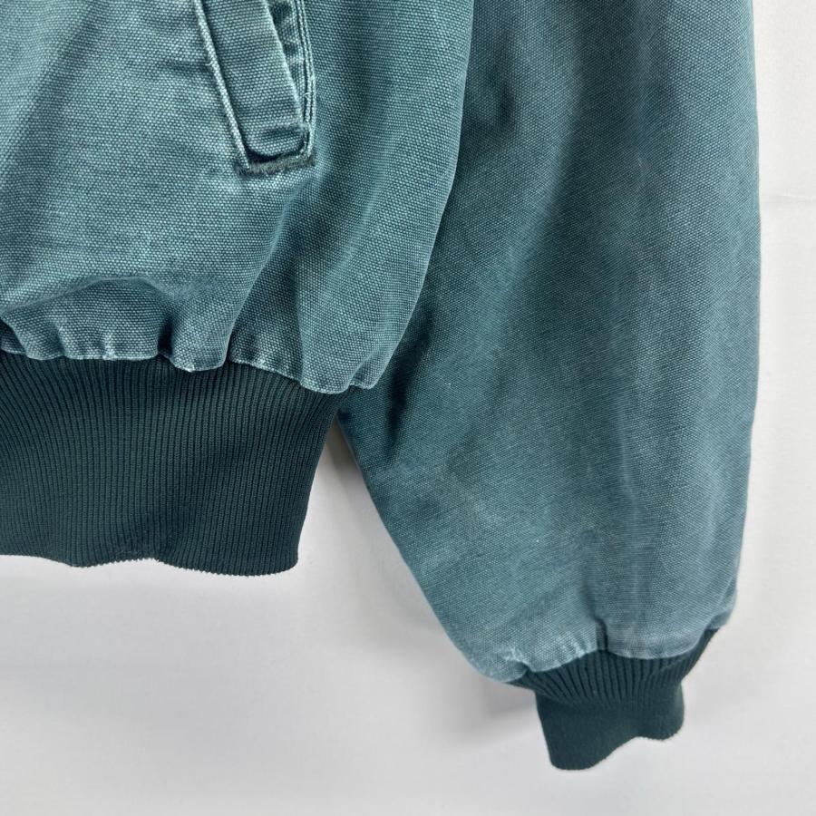 古着 カーハート Carhartt ジャケット フルジップ ワンポイント サンタフェジャケット ダック ワーク  ブルー系 メンズ Carhartt（カーハート） 古着 ジャケット フルジップ ワンポイント