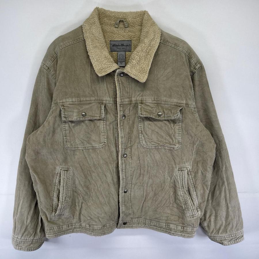 古着 エディー・バウアー Eddie Bauer コーデュロイ ジャケット ボタン 