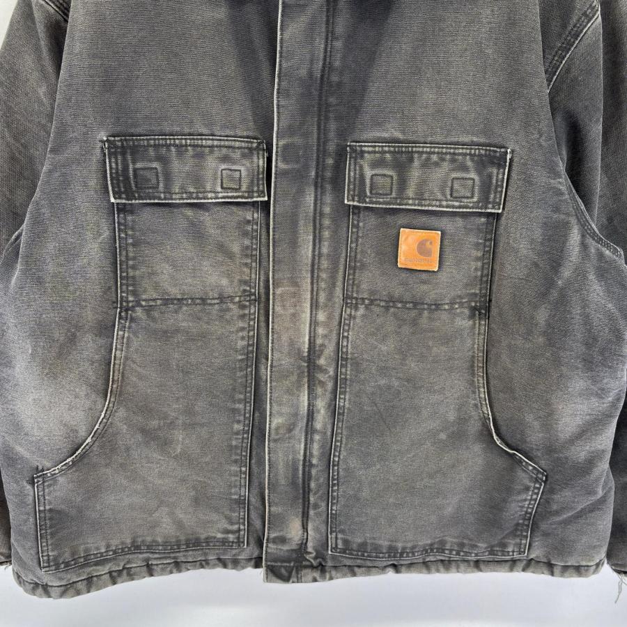 Carhartt（カーハート） 古着 ダック ジャケット 中綿 フルジップ ワン