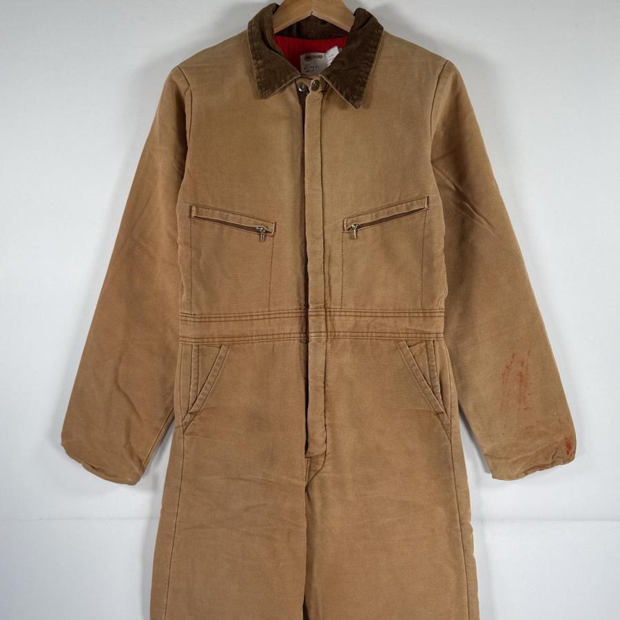 古着 70's/70年代 ヴィンテージ キー Key USA製 長袖つなぎ ダック地