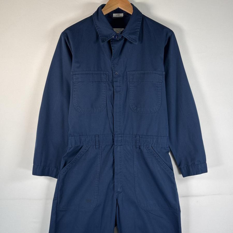 古着 90's/90年代 ミリタリー 長袖つなぎ オールインワン ワーク 作業