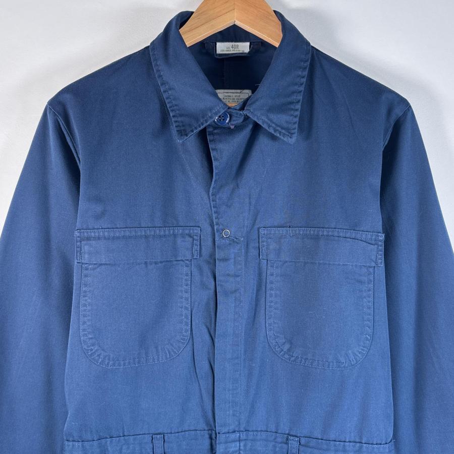 古着 90's/90年代 ミリタリー 長袖つなぎ オールインワン ワーク 作業