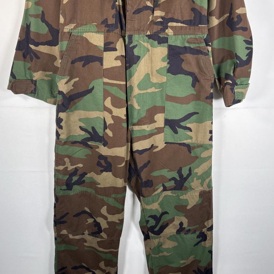 古着 90's/90年代 ミリタリー 長袖つなぎ オールインワン ワーク 作業