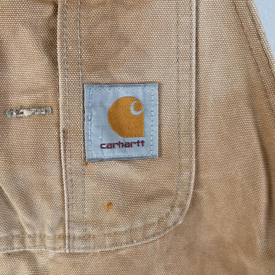 Carhartt（カーハート） 古着 オーバーオール ダック ワンポイントロゴ