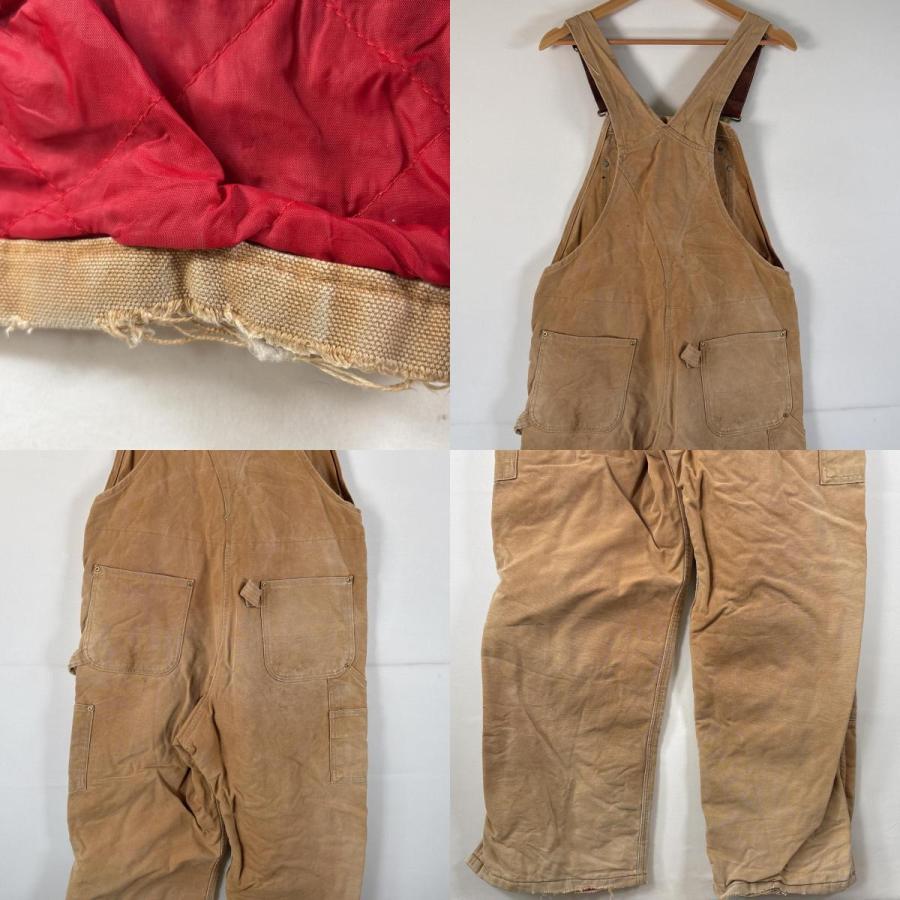 Carhartt（カーハート） 古着 オーバーオール ダック ワンポイントロゴ