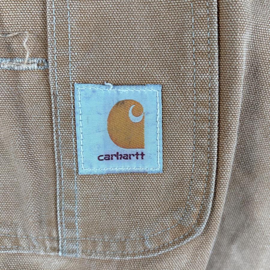 Carhartt（カーハート） 古着 オーバーオール ダック ワンポイントロゴ