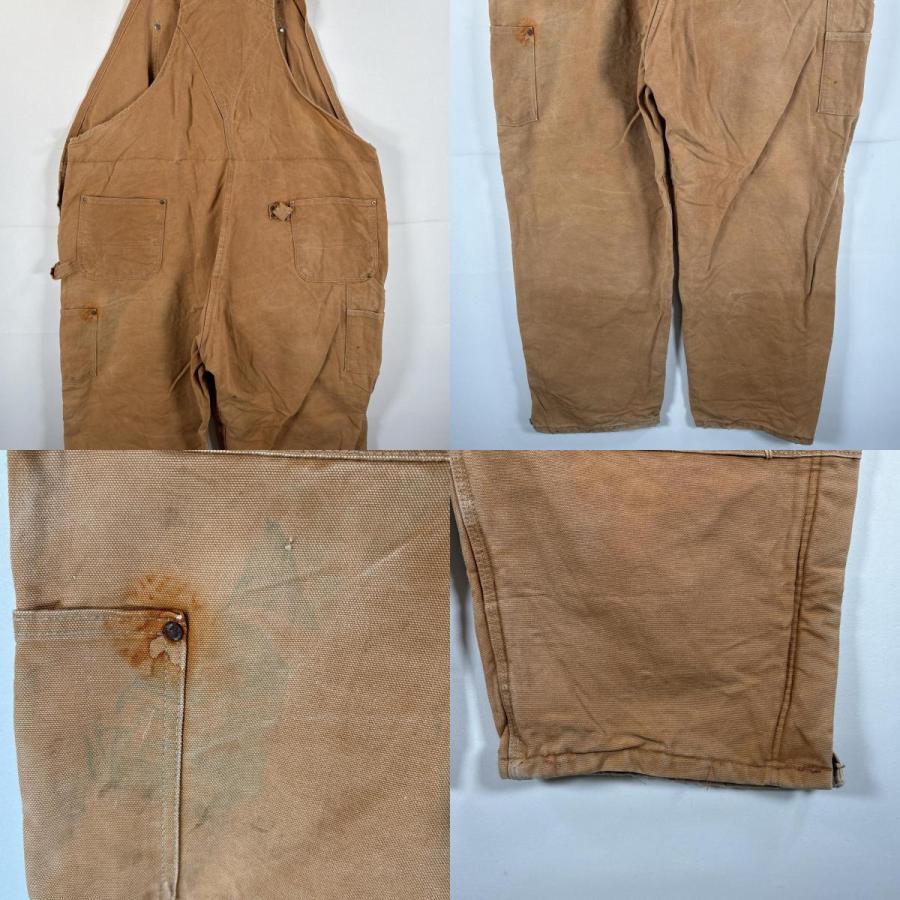 Carhartt（カーハート） 古着 オーバーオール ダック ワンポイントロゴ