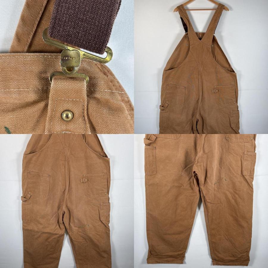 Carhartt（カーハート） 古着 オーバーオール ダック ワンポイントロゴ