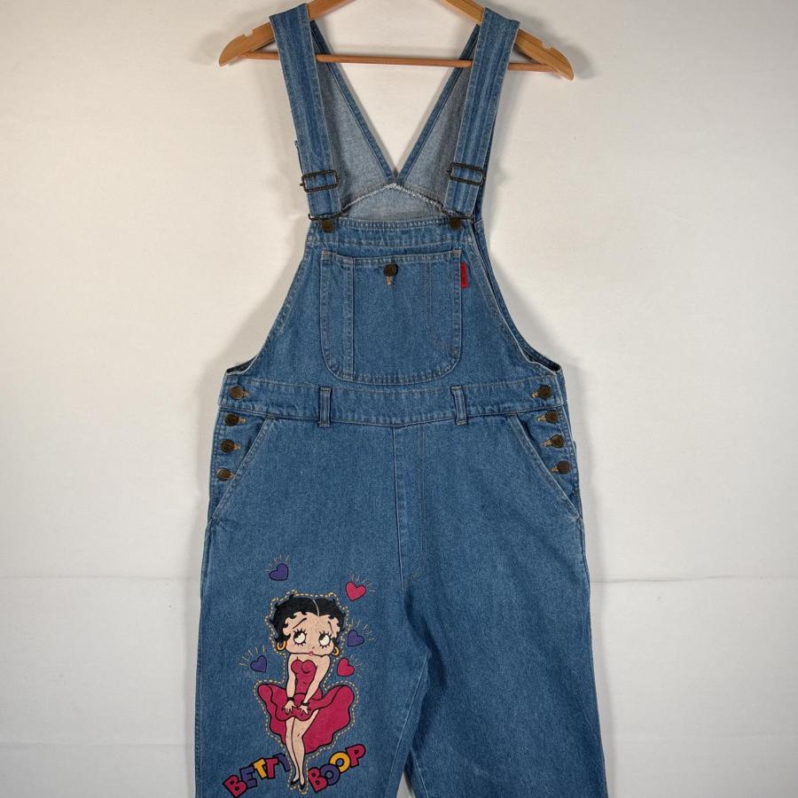 古着 90's/90年代 ベティブープ BETTY BOOP オーバーオール デニム
