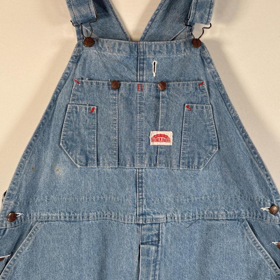 古着 ラウンドハウス ROUND HOUSE USA製 オーバーオール デニム ワーク