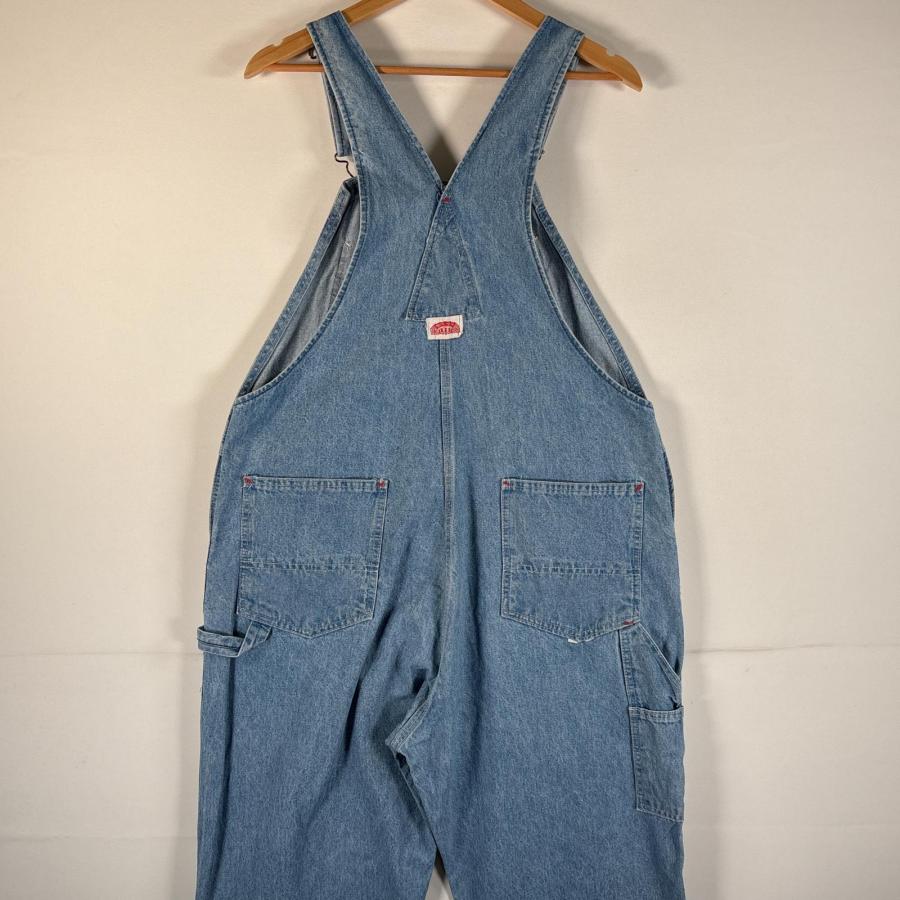 古着 ラウンドハウス ROUND HOUSE USA製 オーバーオール デニム ワーク