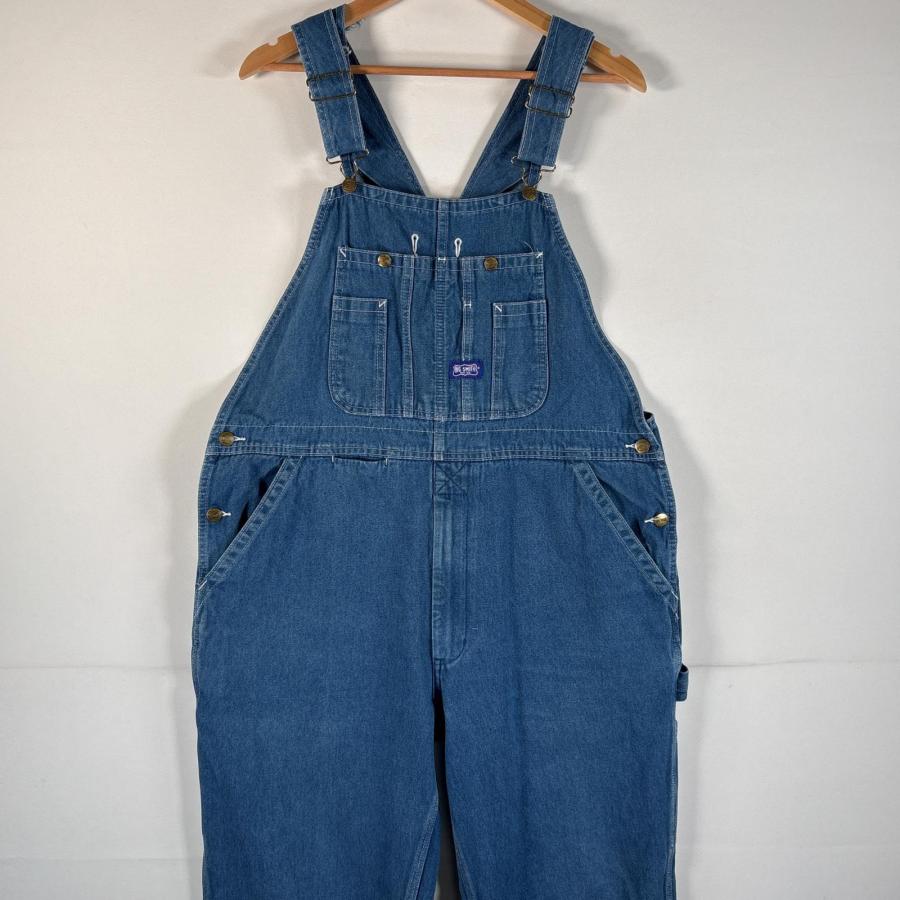 古着 ビッグスミス Big Smith オーバーオール デニム ワーク ワン