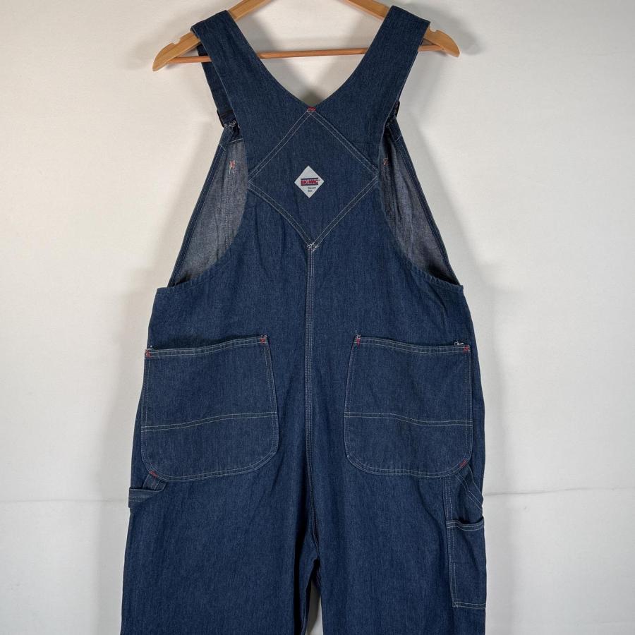 ◾️濃紺 美品◾️80s◾️ビッグマック◾️ローバック◾️オーバーオール◾️デニム◾️ 古着 80's/80年代 ヴィンテージ ビッグマック BIG MAC USA製