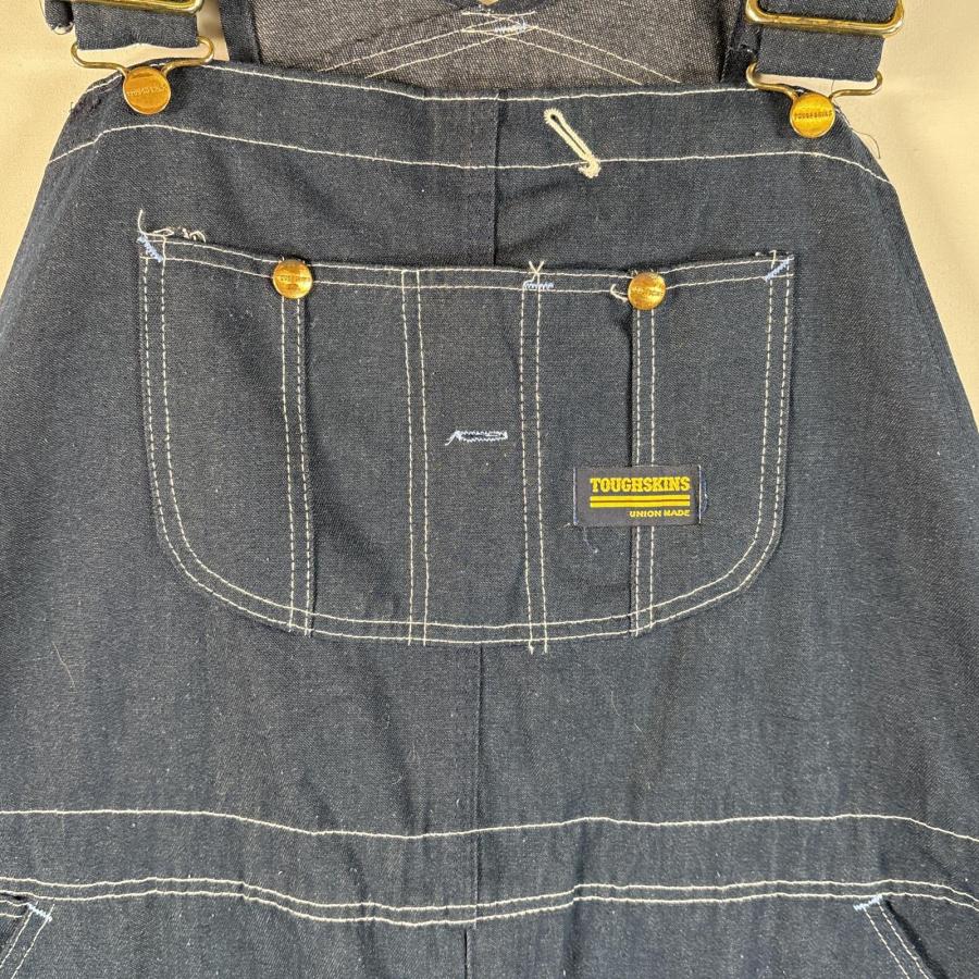 70-80sヴィンテージUSA製ダックオーバーオールTALONジッパー 古着 70's〜80's/70年代〜80年代 ヴィンテージ タフスキン TOUGH SKINS