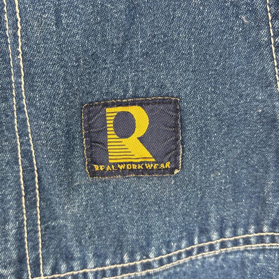 古着 リアルワークウェア REAL WORK WEAR オーバーオール デニム