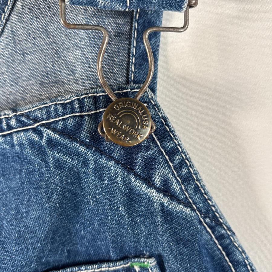 古着 リアルワークウェア REAL WORK WEAR オーバーオール デニム