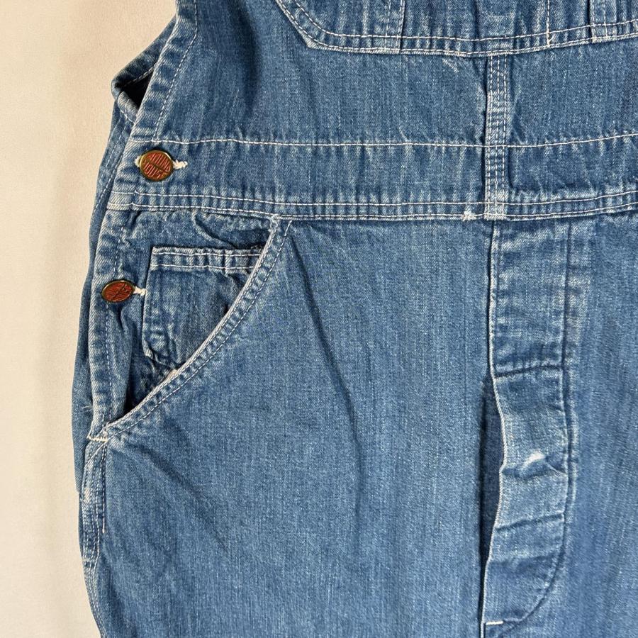 ラウンドハウス 50年代 デニムオーバーオール ヴィンテージ 古着 50's/50年代 ヴィンテージ ラウンドハウス ROUND HOUSE