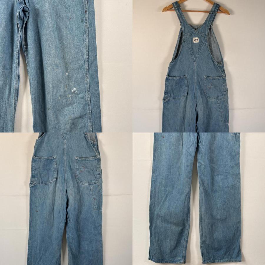 古着 80's/80年代 ヴィンテージ リー Lee USA製 オーバーオール デニム