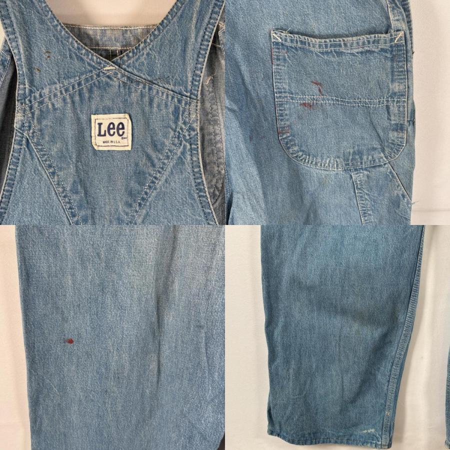 古着 80's/80年代 ヴィンテージ リー Lee USA製 オーバーオール デニム
